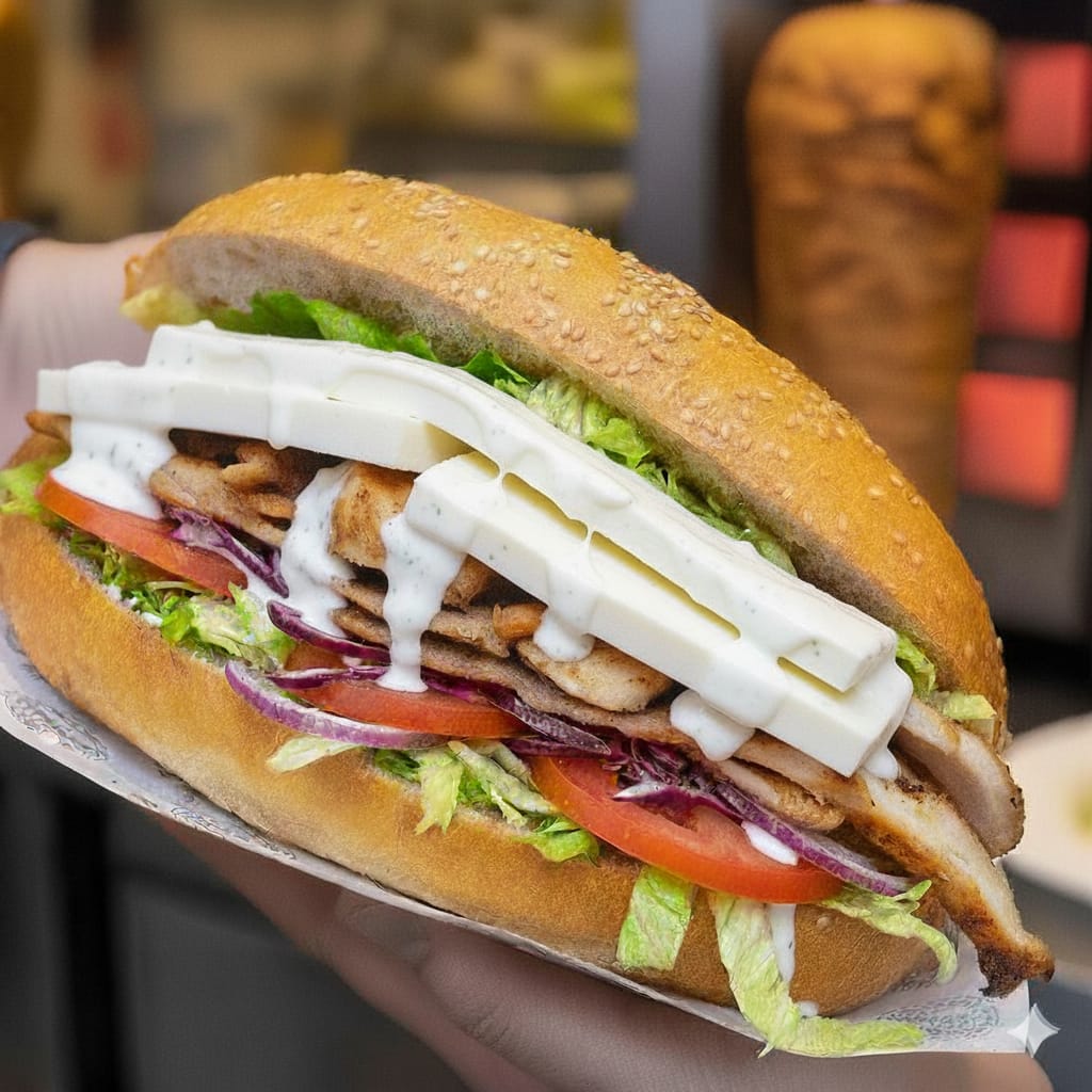 Kebap mit Schafskäse